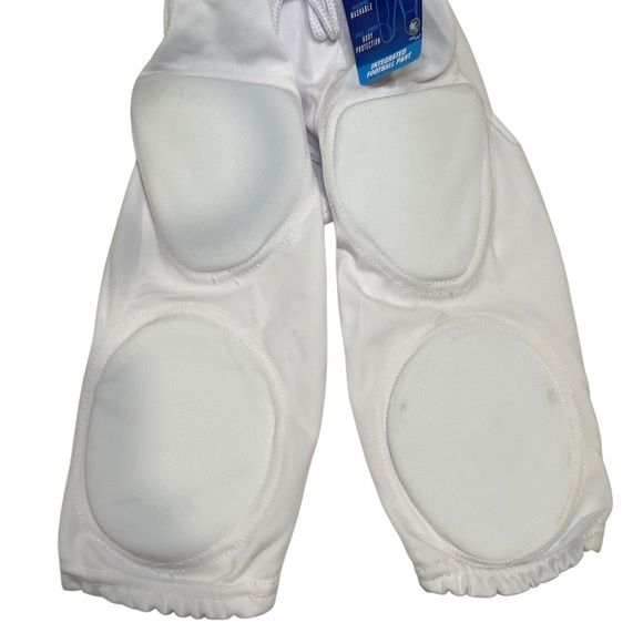 Rawlings’s White Youth Football Pant Elastic Waist Boys Youth Padded - Picture 3 of 7